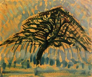 Study for Blue Apple Tree Series
