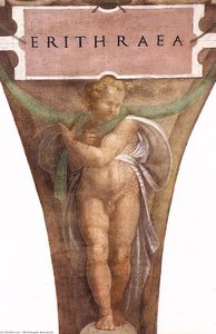 The Erythraean Sibyl (detail) — Michelangelo Buonarroti