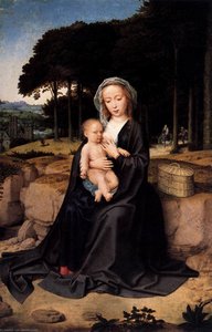 Rest During The Flight To Egypt — Gerard David, Baroque