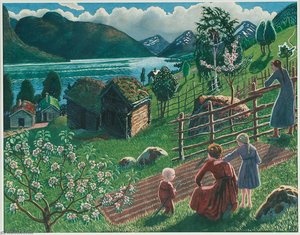 Growing Weather In Sandalstrand — Nicolai Astrup