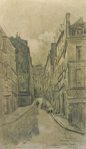Vieux Paris, Quartier St Victor, La Rue Des Boulangers — Fernand Combes