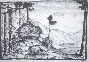 Hut In The Mountains — Nicholas Roerich
