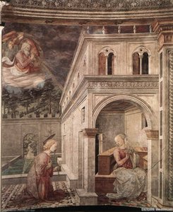 Spoleto-annunciation — Filippo Di Tommaso Lippi