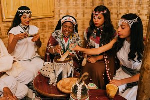 Traditional Oromo Meal — Abel Gashaw Gebremedhin, Contemporary Realism
