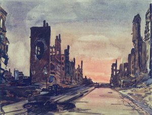 Berlin. Frankfurter-alley — Aleksandr Deyneka