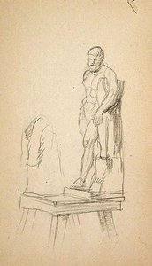Plaster Cast Of The Farnese Hercules — John Ottis Adams
