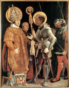 Meeting Of St Erasm And St Maurice — Matthias Grünewald