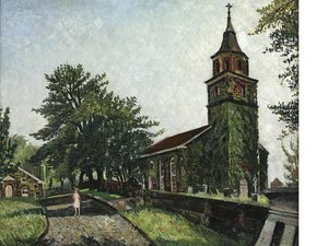 Old Churchyard, Bloomfield — Richard Hayley Lever