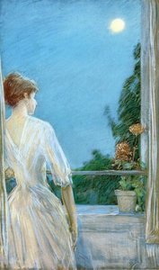 On The Balcony — Frederick Childe Hassam