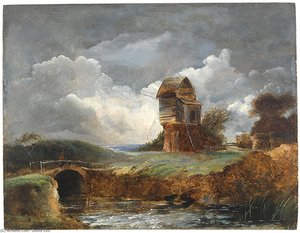 A Sussex Windmill — David Cox