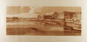 View Of The Louvre ^ Bridge Of The Thuilleries Taken From Pont-neuf — Thomas Girtin