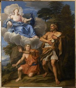 Junon Apparaît À Hercule — Noel Nicolas Coypel