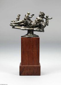 Reclining Nude With Children ( 2) — Paul Manship