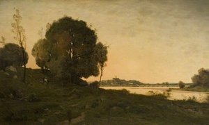 Le Pont De Nevers — Henri-joseph Harpignies