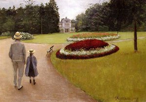 The Park On The Caillebotte Property At Yerres — Gustave Caillebotte