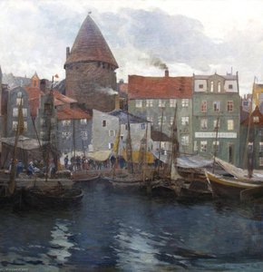 Fishing Harbor — Adolf Kaufmann