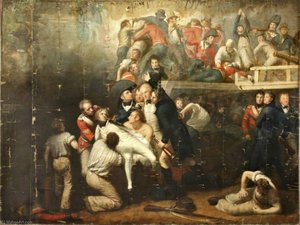 The Death Of Nelson — Samuel Drummond, Romanticism