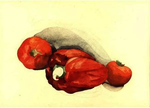 Pepper And Tomatoes — Charles Demuth