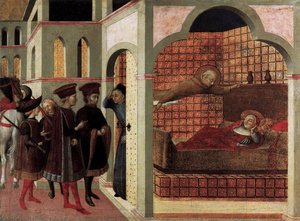 The Blessed Raniero Of Borgo San Sepolcro Appearing To A Cardinal In A Dream — Sassetta (stefano Di Giovanni), Early Renaissance