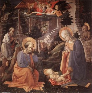 Adoration Of The Child — Filippo Di Tommaso Lippi