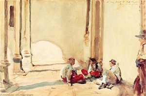 A Spanish Barracks — John Singer Sargent
