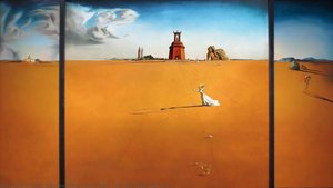 Landscape With Girl Skipping Rope — Salvador Dalí, Surrealist Dreamscape