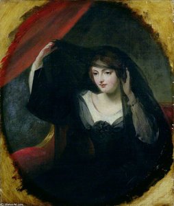 Olivia Raising Her Veil — Charles Robert Leslie