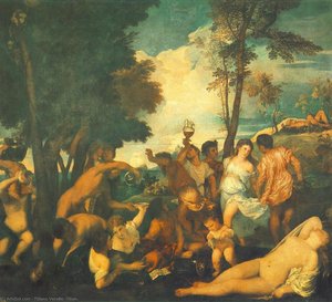 Bacchanal, Prado — Titian
