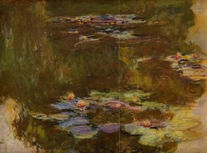 The Water-lily Pond (right Side) — Claude Monet