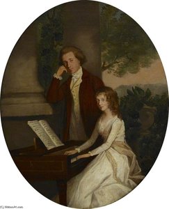Double Portrait Of A Young Unidentified Couple