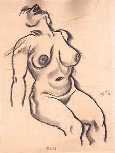Nude 3 — George Grosz, Dadaism
