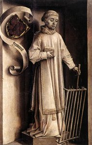 Portrait Diptych Of Laurent Froimont (reverse Side) — Rogier Van Der Weyden