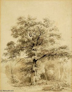 Tree On A Country Road — Paul Joseph Constantine Gabriel