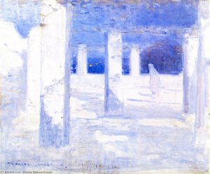 Moonlight At Mustapha — Charles Edward Conder