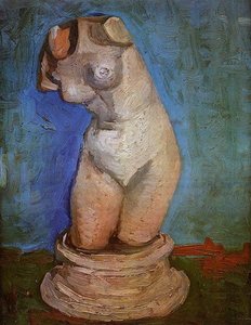 Plaster Statuette Of A Female Torso — Vincent Willem Van Gogh