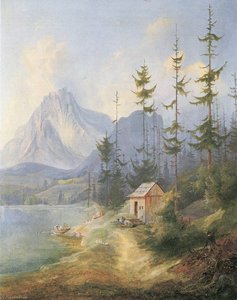 Der Sarstein bei Alt Aussee (Fassung I)