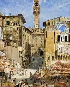 Palazzo Vecchio, Florence, August 1945 — Carel Victor Morlais Weight