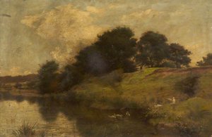 Lake Scene — James Hey Davies