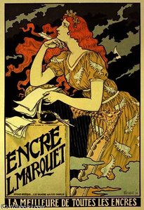 poster advertising 'Marquet Ink'