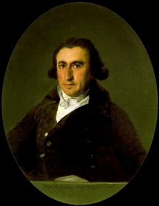 Portrait Of Martín Zapater — Francisco José De Goya Y Lucientes, Romanticism