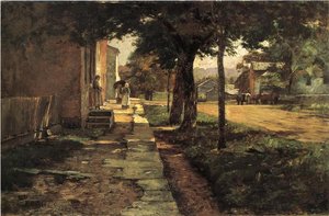 Street In Vernon — Theodore Clement Steele