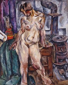 The Model By The Stove — Pyotr Konchalovsky