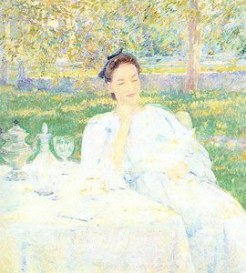 In The Garden — Robert Lewis Reid