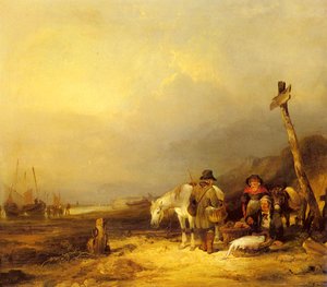 On The South Coast — William Shayer Senior