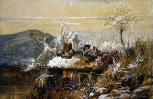 Christmas Eve — John Anster Fitzgerald, Romanticism