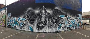Mural by Dank, Noir