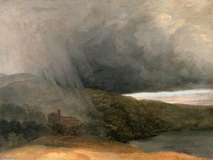Storm by a Lake
