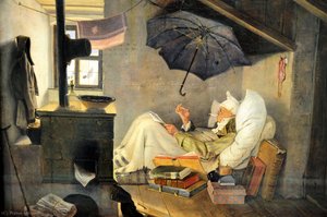 The Poor Poet — Carl Spitzweg, Romanticism