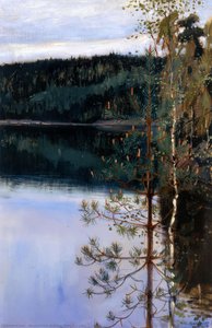 View Of A Lake — Akseli Gallen-kallela
