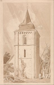 Tower Of The Village Church Of Saint Maclou, Normandy — John Sell Cotman
